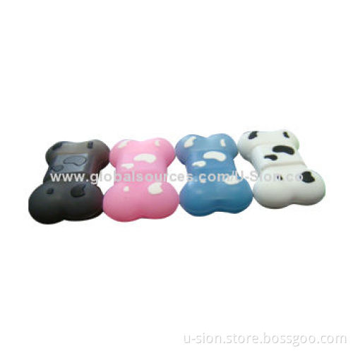 Silicone OEM Customized Dog Food or Bone-shaped USB Flash Drive for Gift